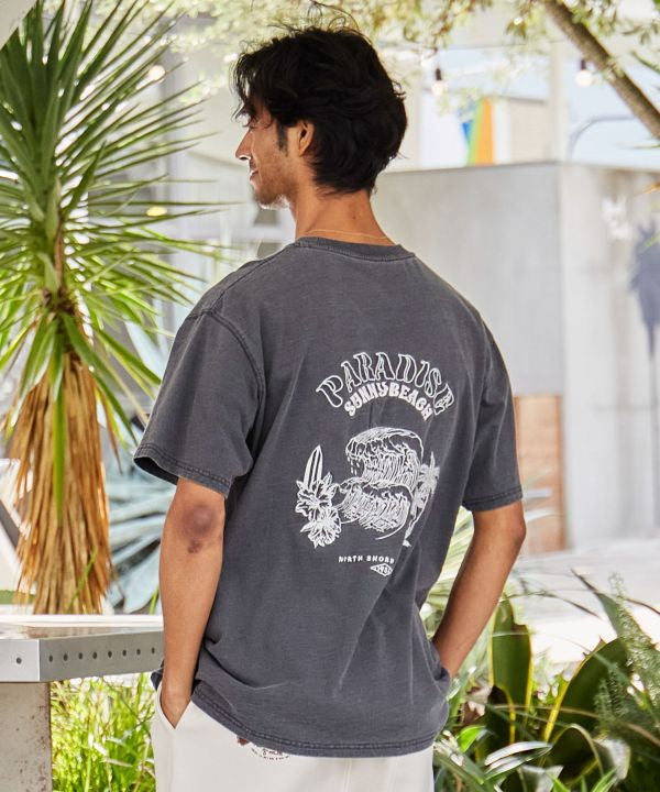 SURF＆Palms Men's Washed T-Shirt