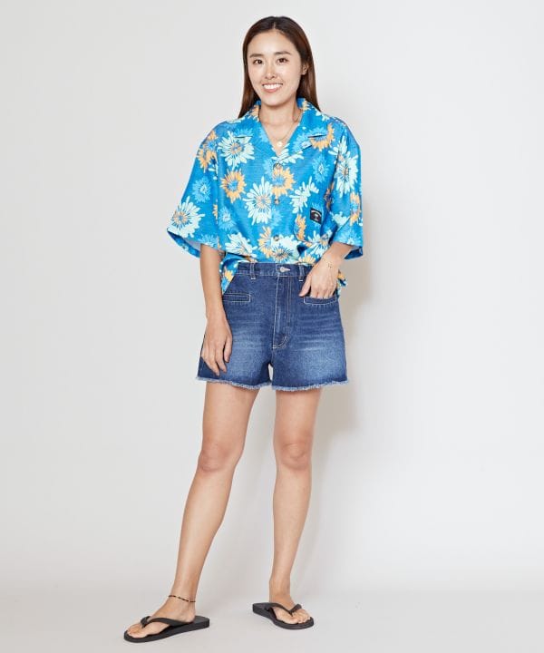 SURF＆Palms Bold Pattern Print Shirt