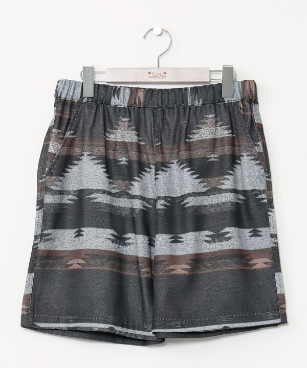 SURF＆Palms Bold Pattern Print Shorts