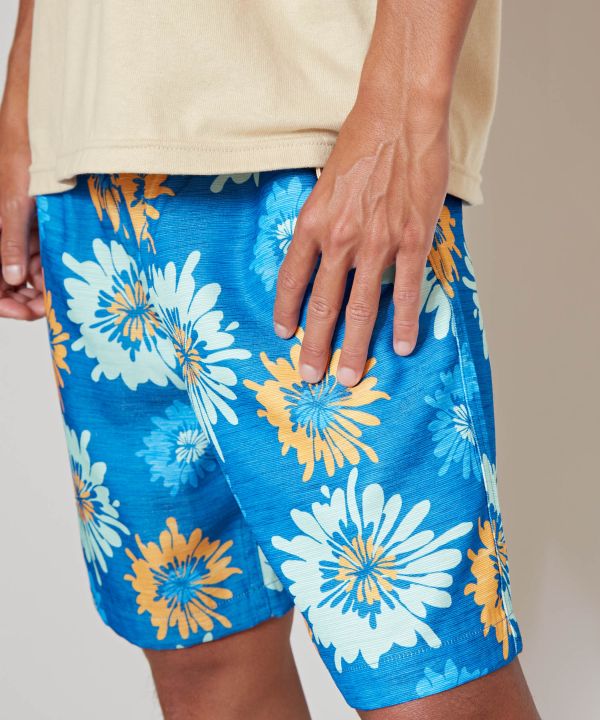 SURF＆Palms Bold Pattern Print Shorts
