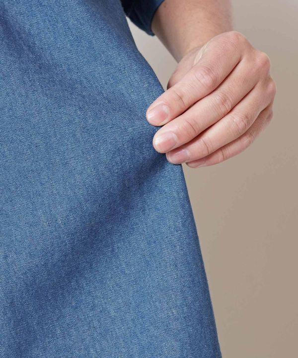 SURF＆Palms Open Collar Denim Shirt