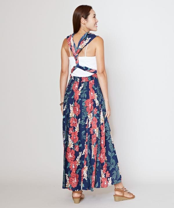 Hibiscus One-Piece Sash Skirt