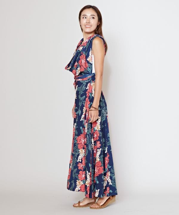 Hibiscus One-Piece Sash Skirt