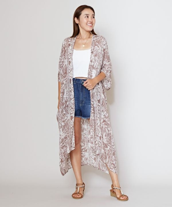 UV Protection Long Kimono Cardigan