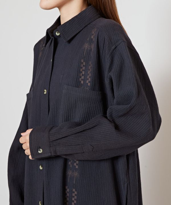 SURF＆Palms Cotton Shirt Dress