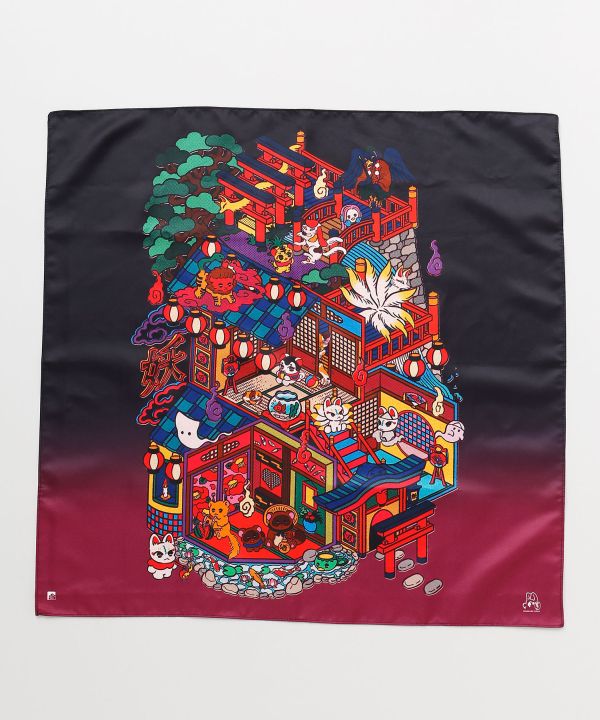 KAYA x NAKAMURA KYOKO - Water Repellent Furoshiki Wrapping Cloth by Kaya - Ametsuchi