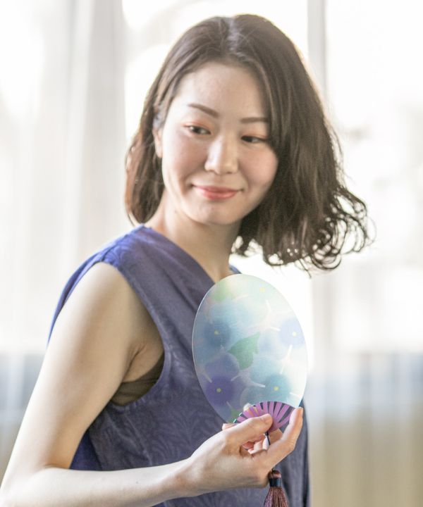 Transparent UCHIWA Fan