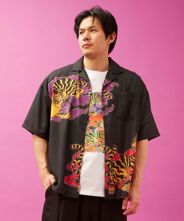 KAYA x NAKAMURA KYOKO - 来福 Shirt by Kaya - Ametsuchi