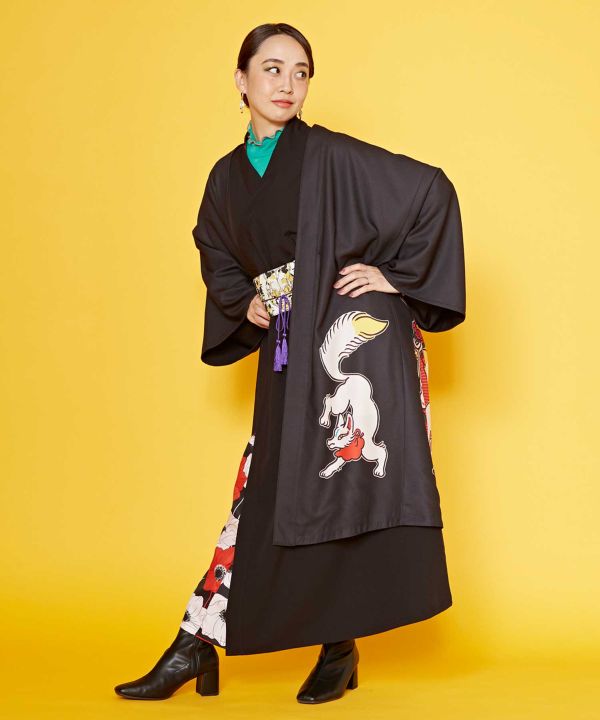 KAYA x NAKAMURA KYOKO - 来福 Reversible Haori Jacket