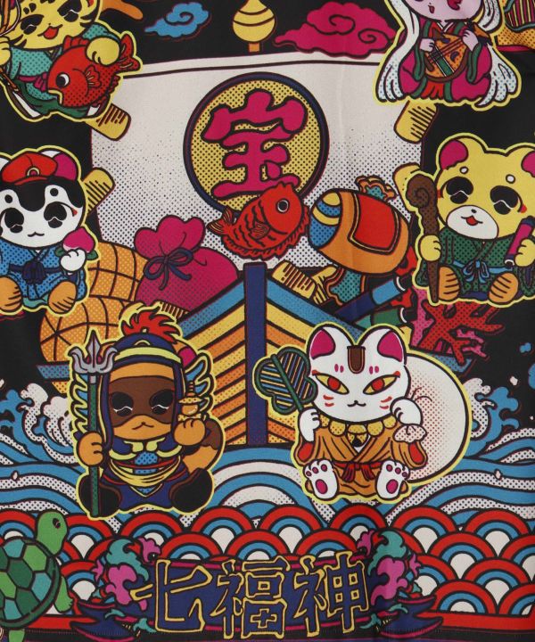 KAYA x NAKAMURA KYOKO - 来福 Reversible Haori Jacket