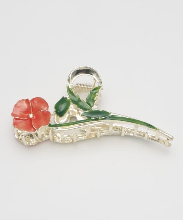 Poppy Blooming Hair Clip Hair Accessories by Kaya - Ametsuchi