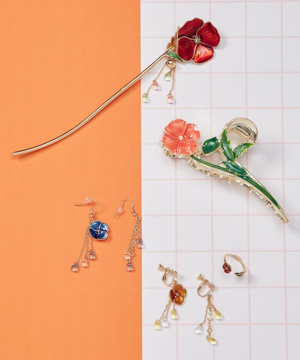 Poppy Blooming Earrings