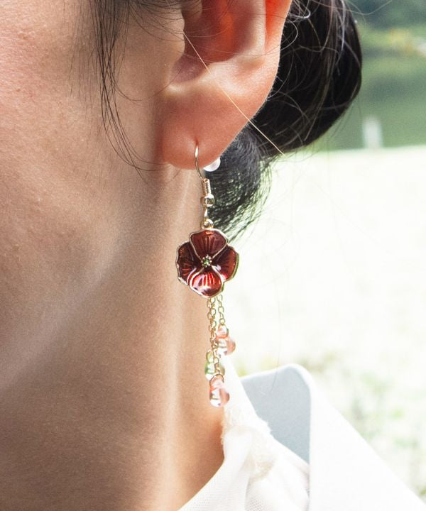 Poppy Blooming Earrings