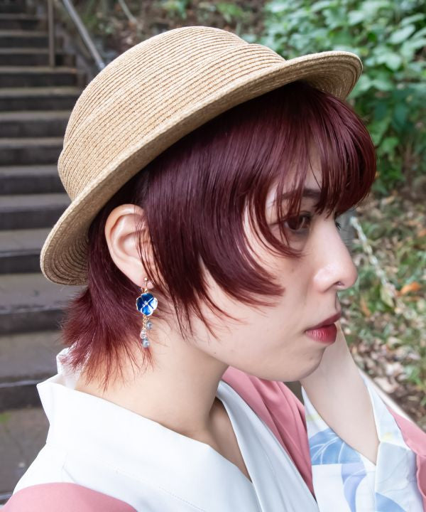 Poppy Blooming Clip Earrings