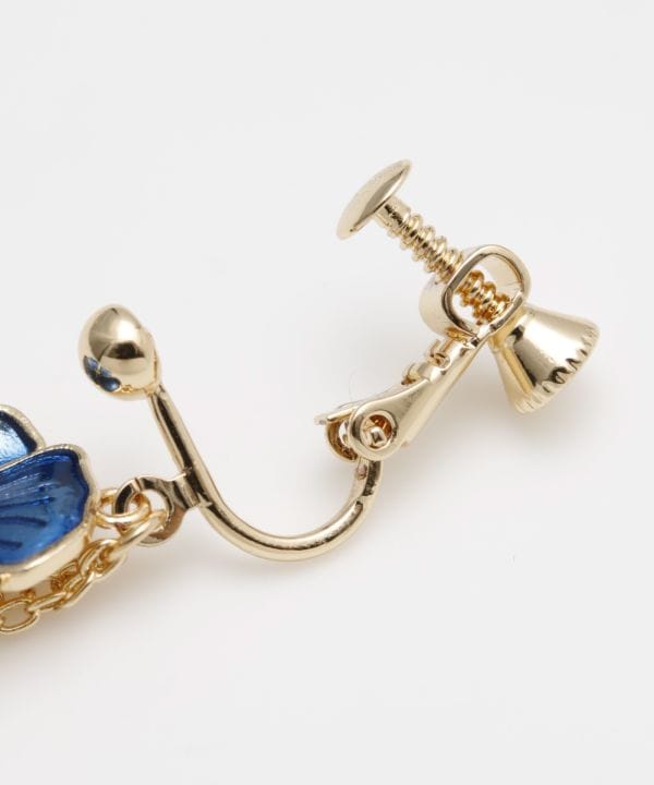 Poppy Blooming Clip Earrings