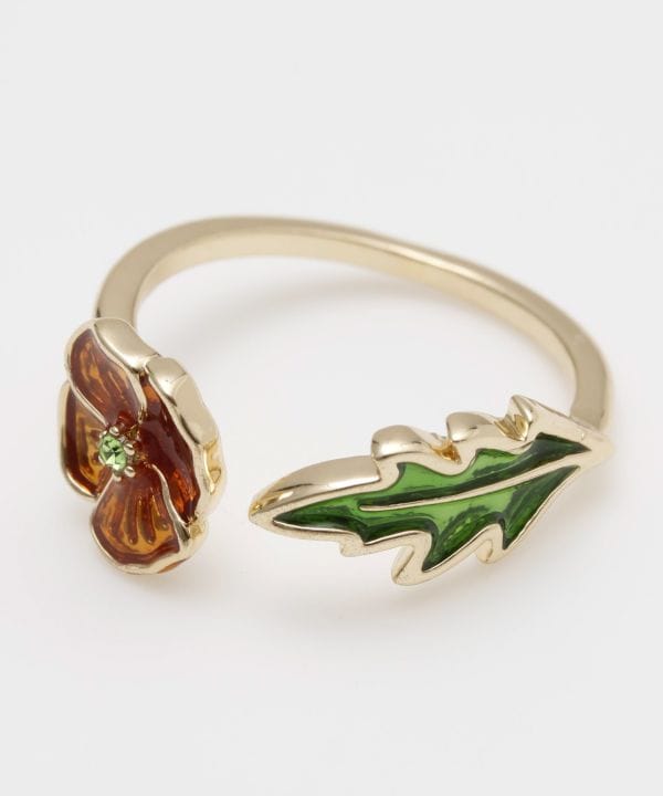 罌粟花盛開戒指