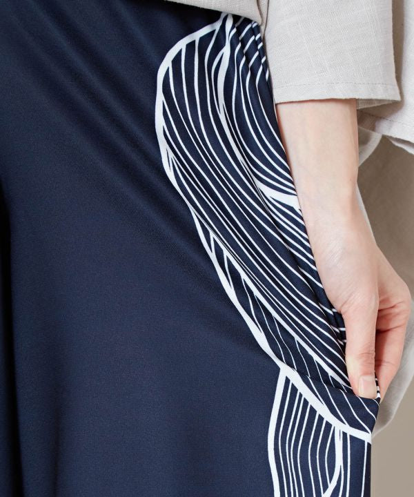 KARYU - Floral Wide Leg Pants