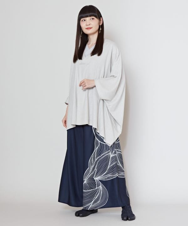 KARYU - Floral Wide Leg Pants