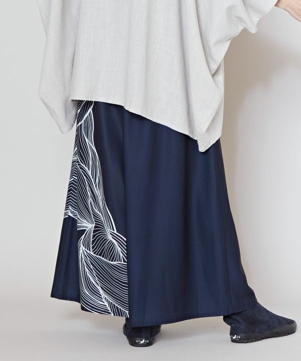 KARYU - Floral Wide Leg Pants