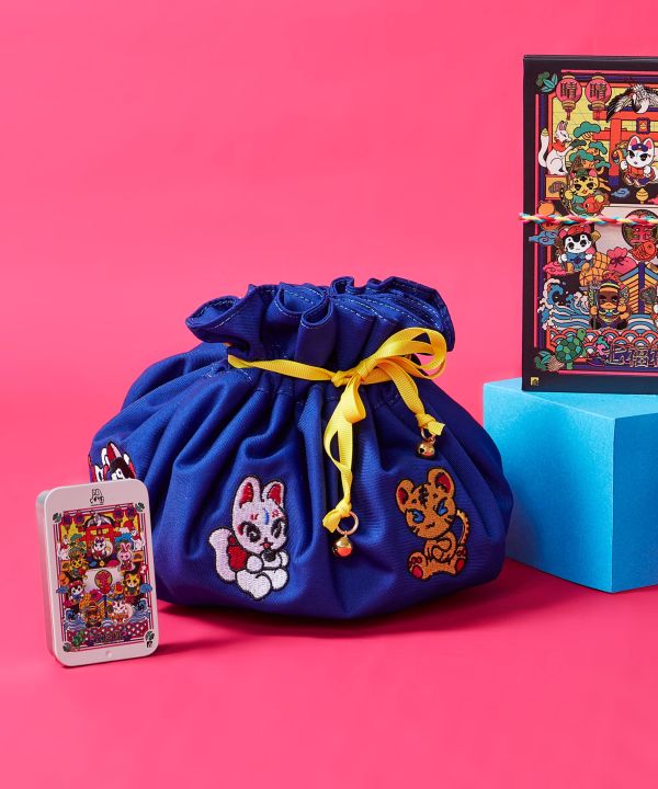 NAKAMURA KYOKO x KAYA - KINCHAKU Drawstring Pouch