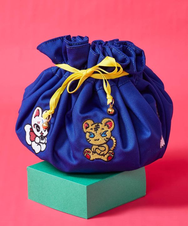NAKAMURA KYOKO x KAYA - KINCHAKU Drawstring Pouch