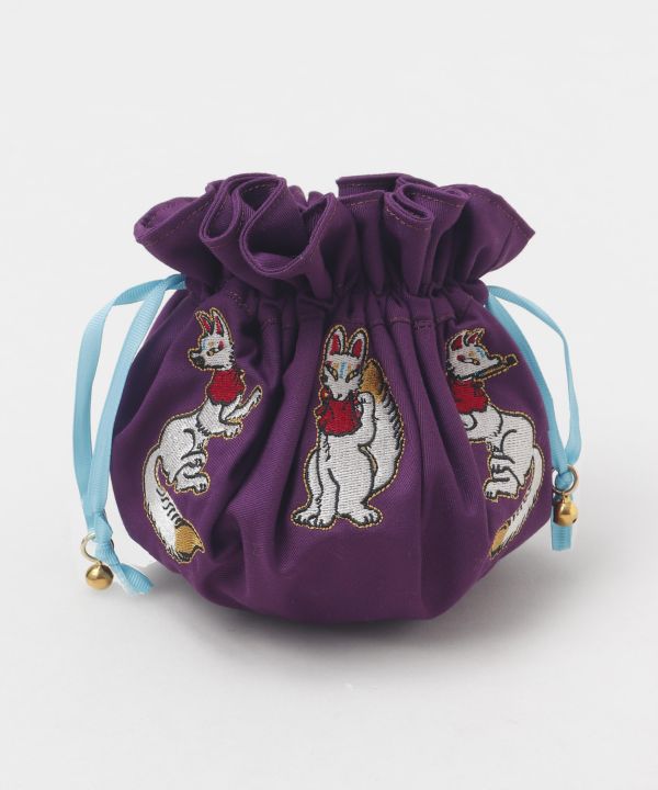 NAKAMURA KYOKO x KAYA - KINCHAKU Drawstring Pouch