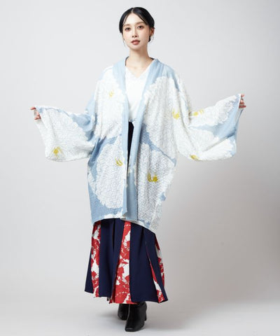 SUKASHI - Floral Lace Haori Jacket Cardigans & Outerwear by Kaya - Ametsuchi