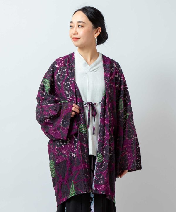 SUKASHI - Floral Lace Haori Jacket Cardigans & Outerwear by Kaya - Ametsuchi