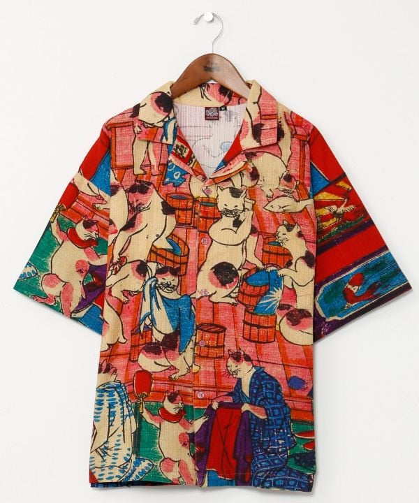 NIPPON ART Ukiyoe Shirt - M