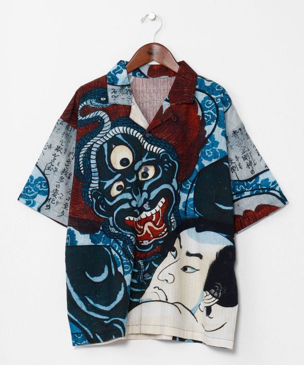 NIPPON ART Ukiyoe Shirt - M by Kaya - Ametsuchi