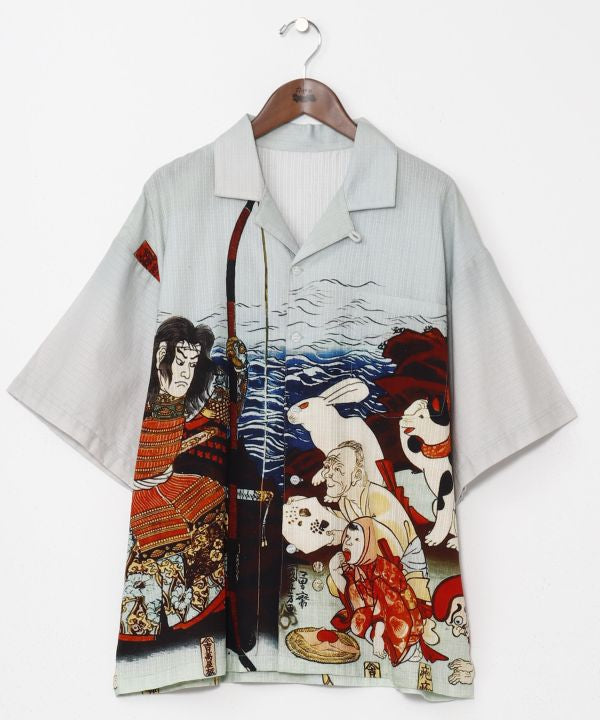 NIPPON ART Ukiyoe Shirt - M by Kaya - Ametsuchi