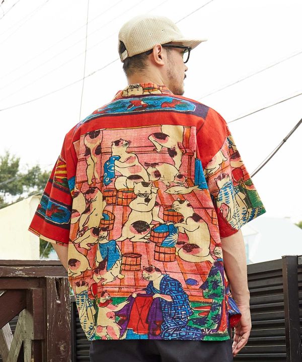 NIPPON ART Ukiyoe Shirt - L