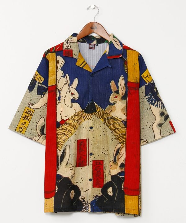 NIPPON ART Ukiyoe Shirt - L