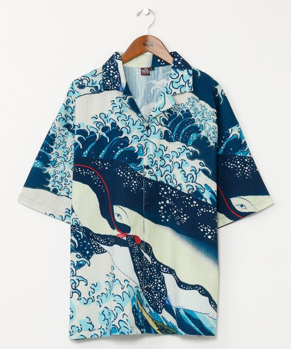 NIPPON ART Ukiyoe Shirt - L