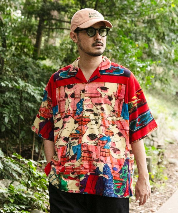 NIPPON ART Ukiyoe Shirt - L