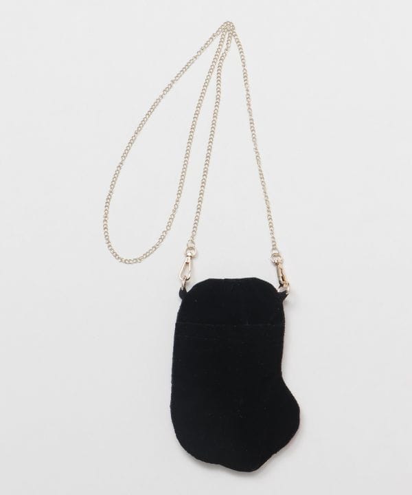 Japanese Mask Beaded Shoulder Bag