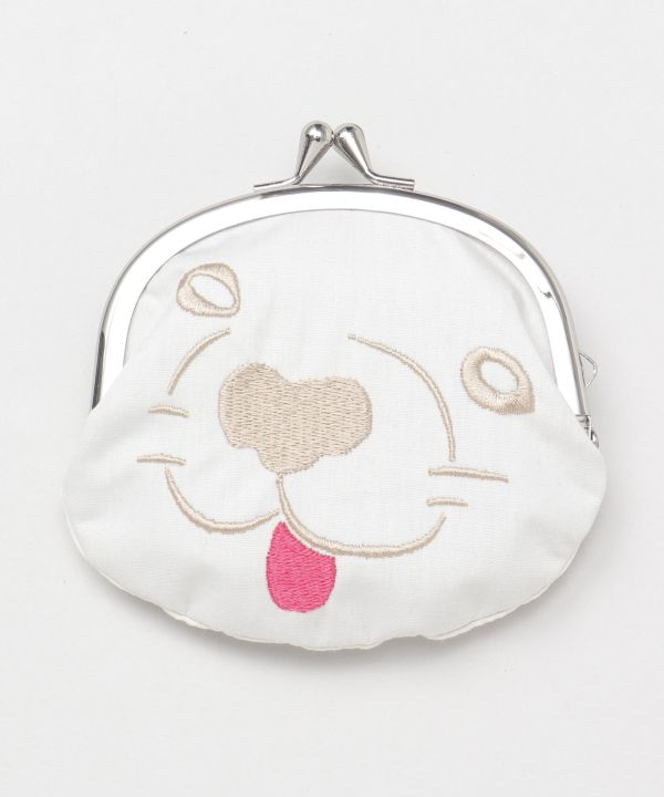 浮世猫がま口ポーチ S