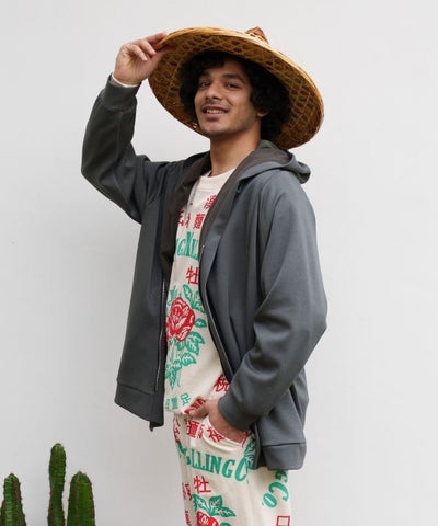 Unisex Effortless Zip Up Cardigan