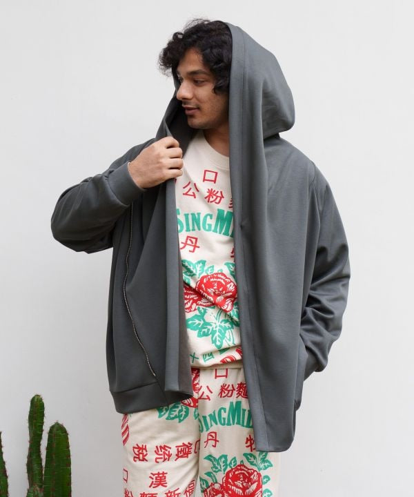 Unisex Effortless Zip Up Cardigan