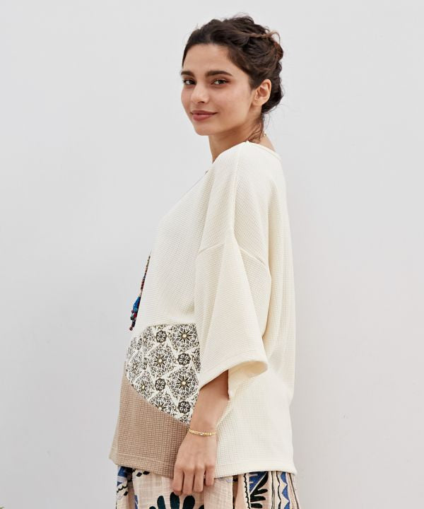 Patchwork Slouchy Top