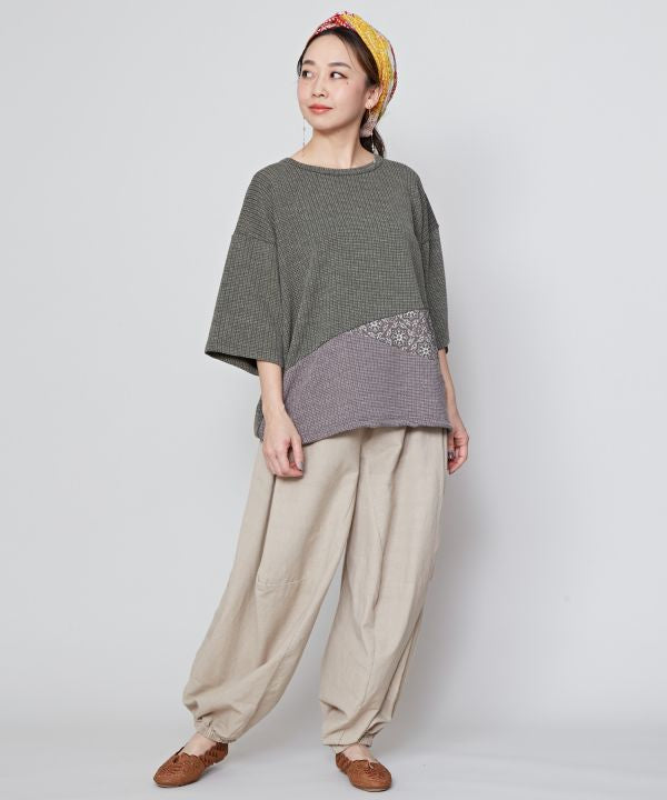 Patchwork Slouchy Top