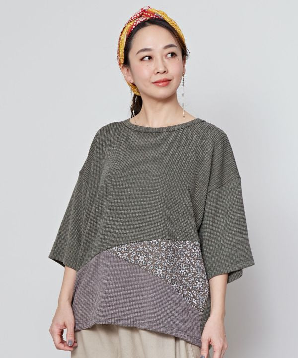 Patchwork Slouchy Top