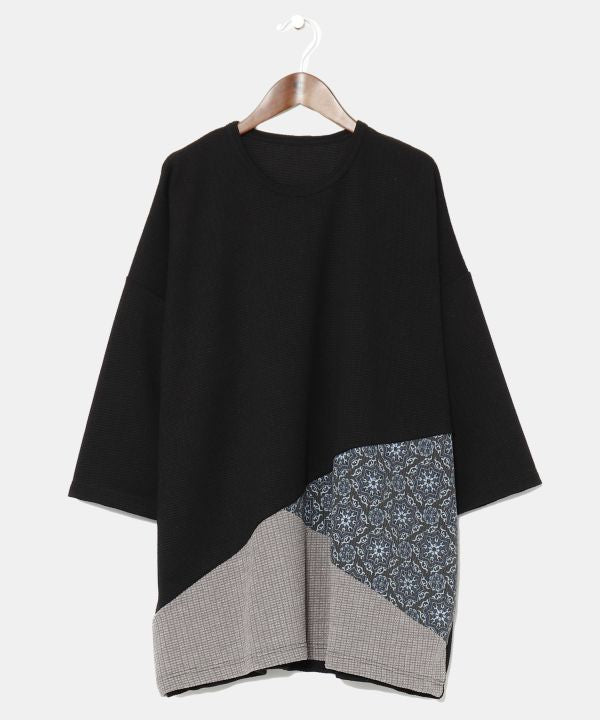 Men's Patchwork Slouchy Top