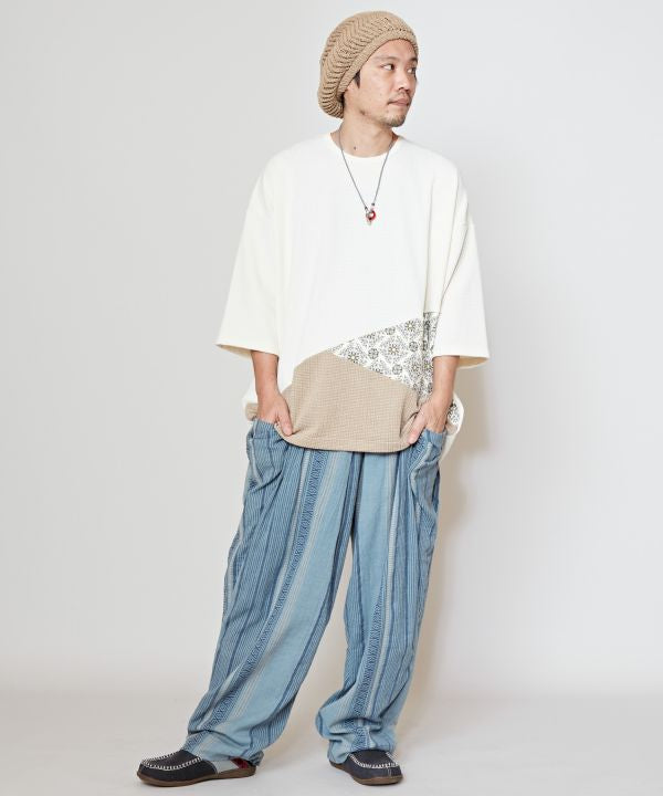 Men's Patchwork Slouchy Top