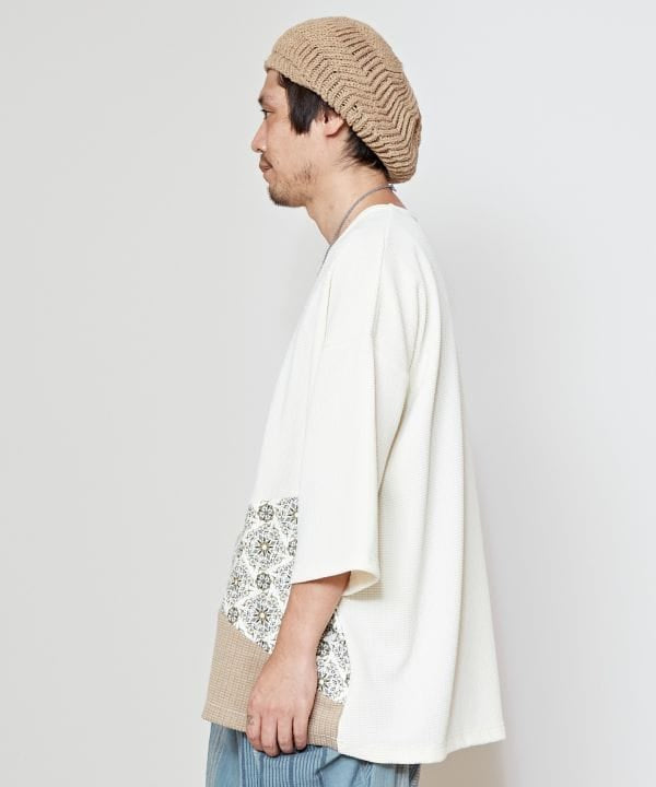 Men's Patchwork Slouchy Top