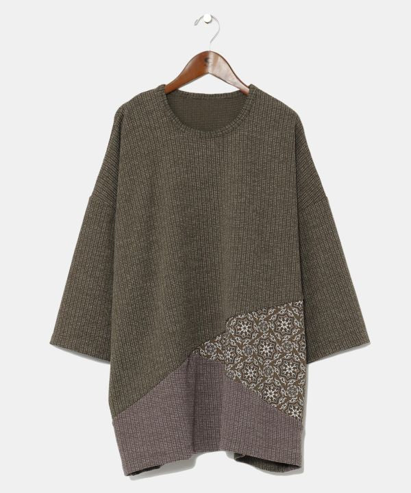 Men's Patchwork Slouchy Top