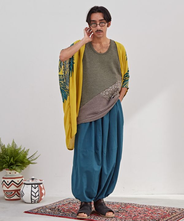 Men's Patchwork Tank Top