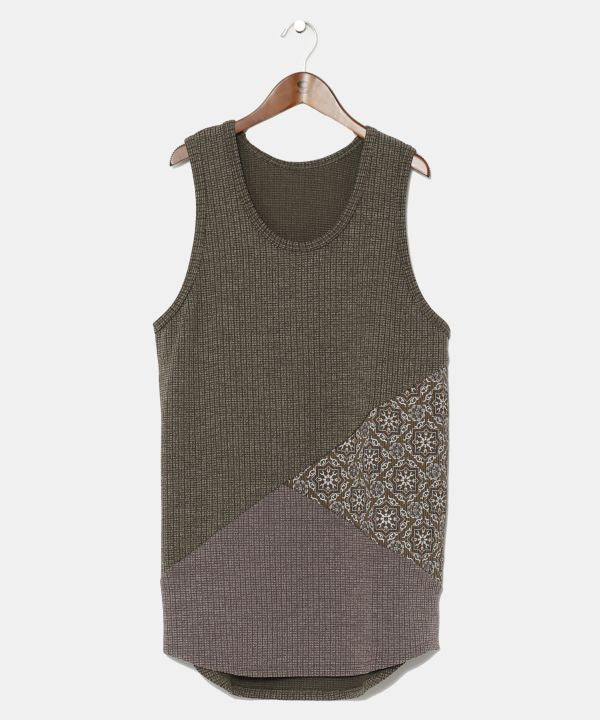 Men's Patchwork Tank Top
