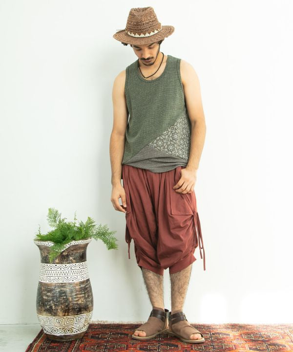 Men's Patchwork Tank Top