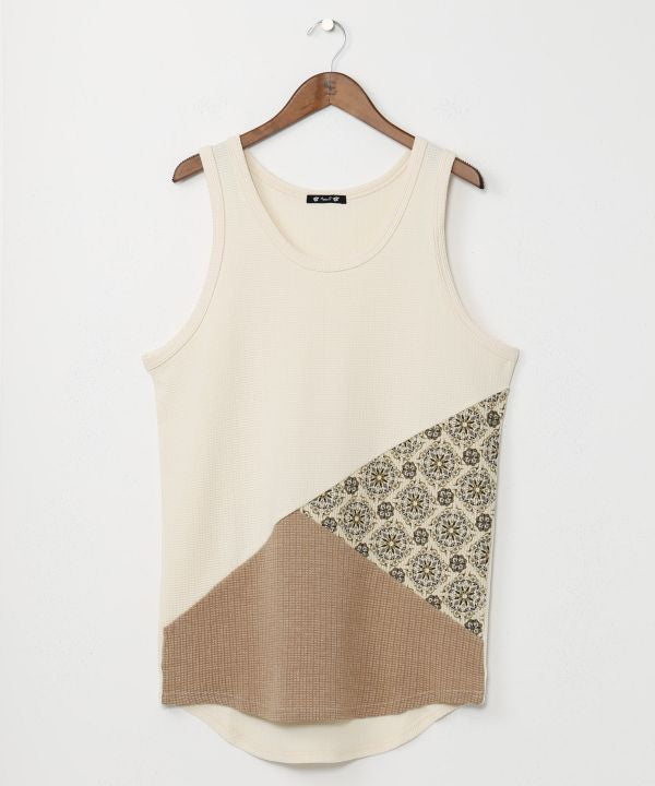 Men's Patchwork Tank Top